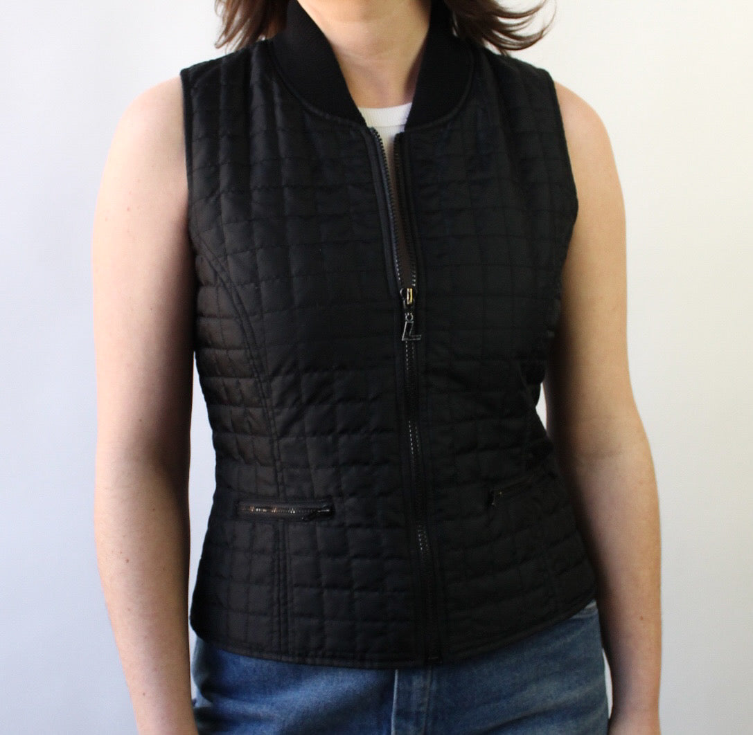 90s The Limited Snatched & Quilted Vest