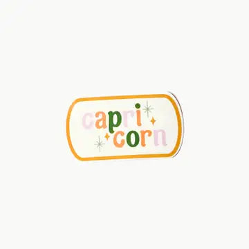 Capricorn Clear Die Cut Sticker