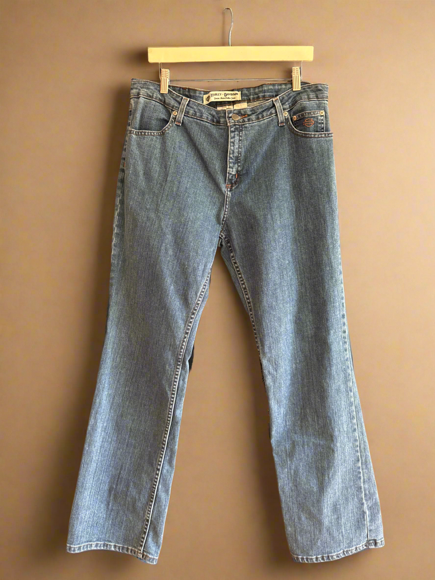 激レア！Harley-DavidsonG-jean 2002年Vintage新品 Y2K Harley Davidson Classic Jeans – Highway Robbery Vintage