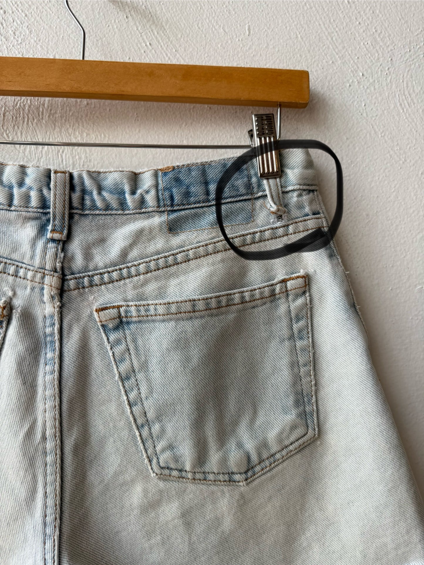 Reworked Cut Off Gap Denim Shorts