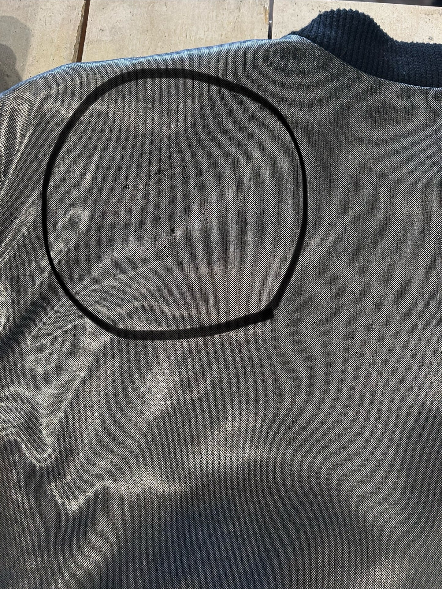 90s Gunmetal Shiny Bomber