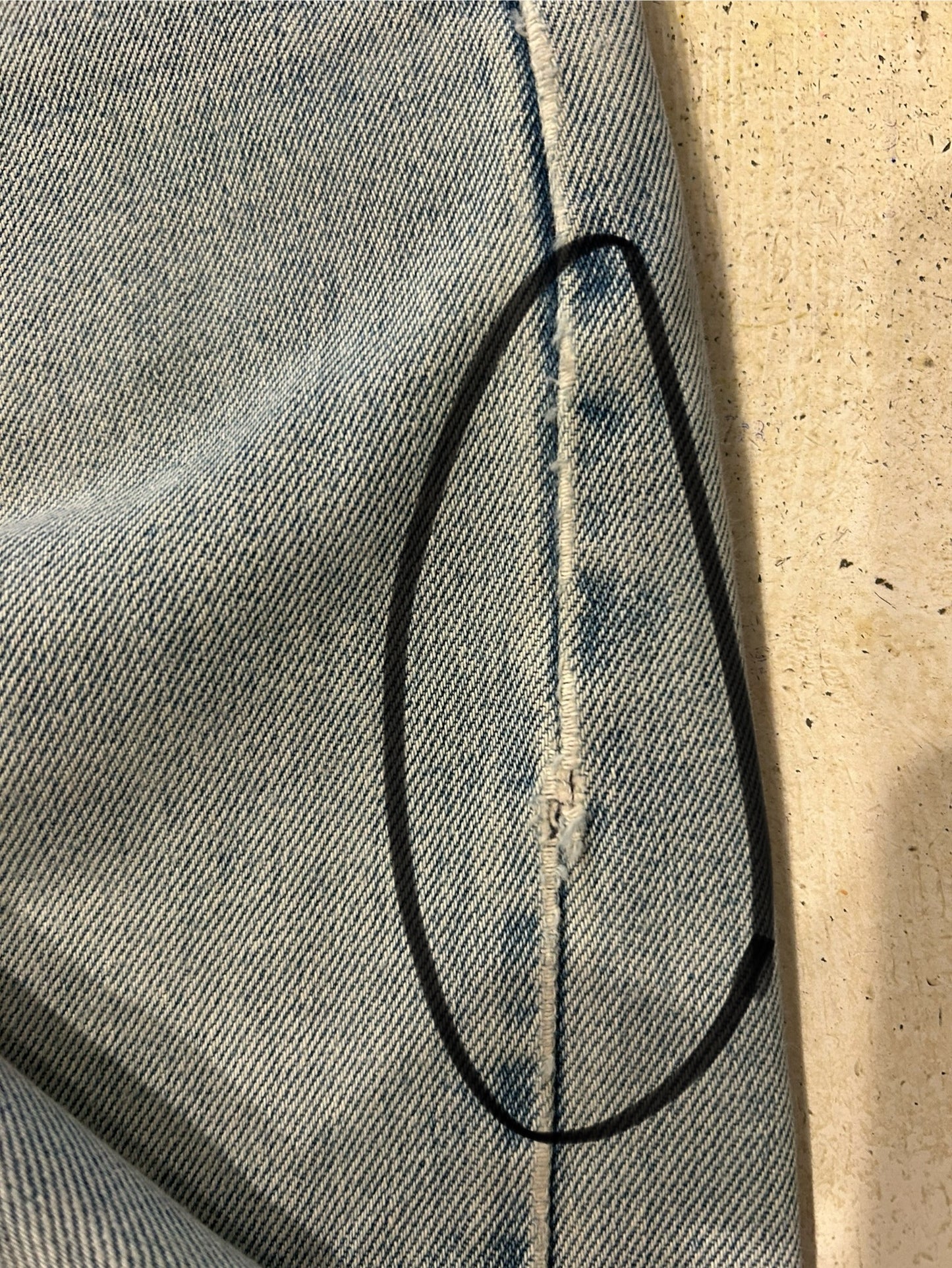 Reworked Repaired 90s Levis 505 Jeans