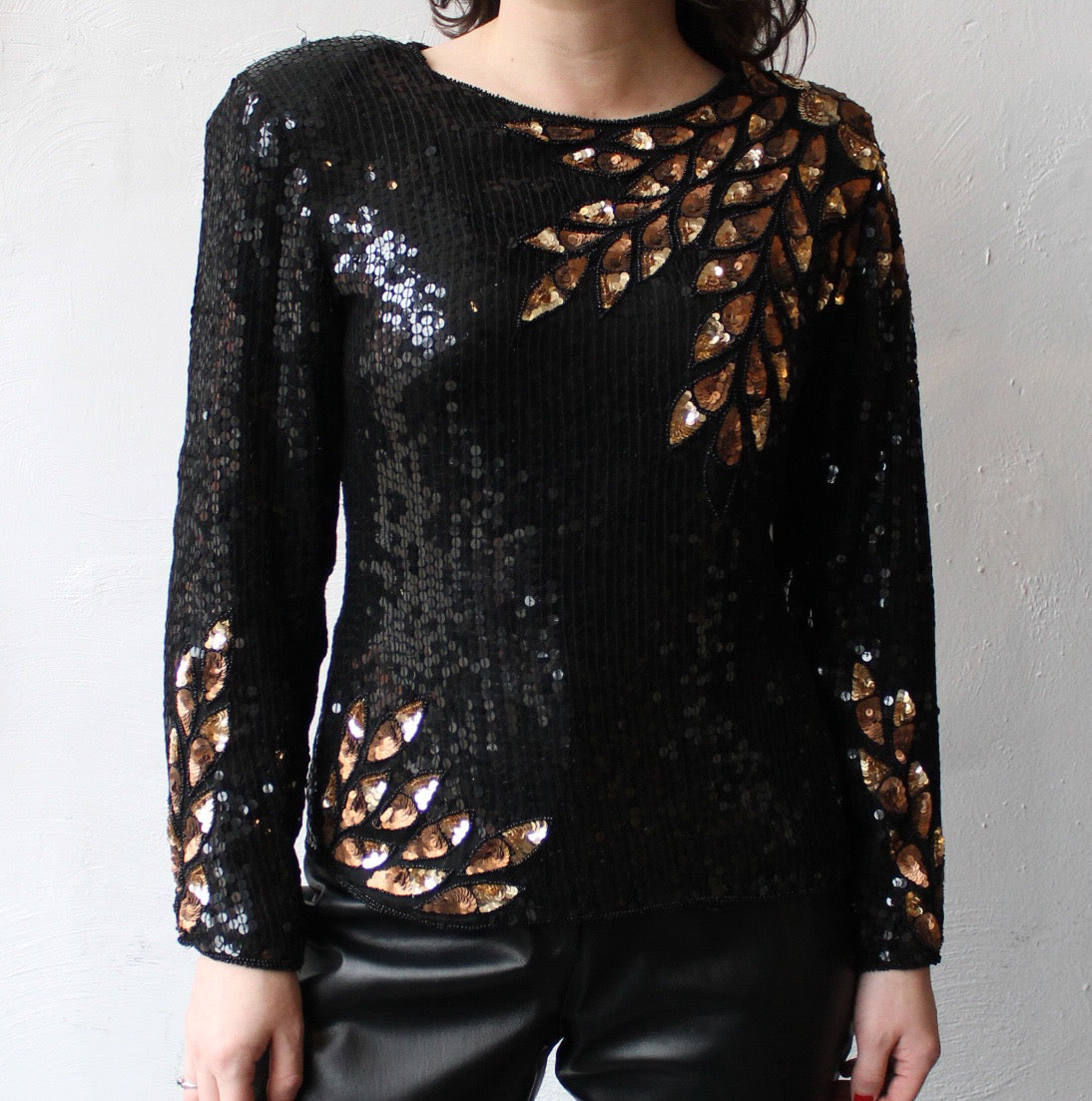 80s Royal Feelings Sequin Top