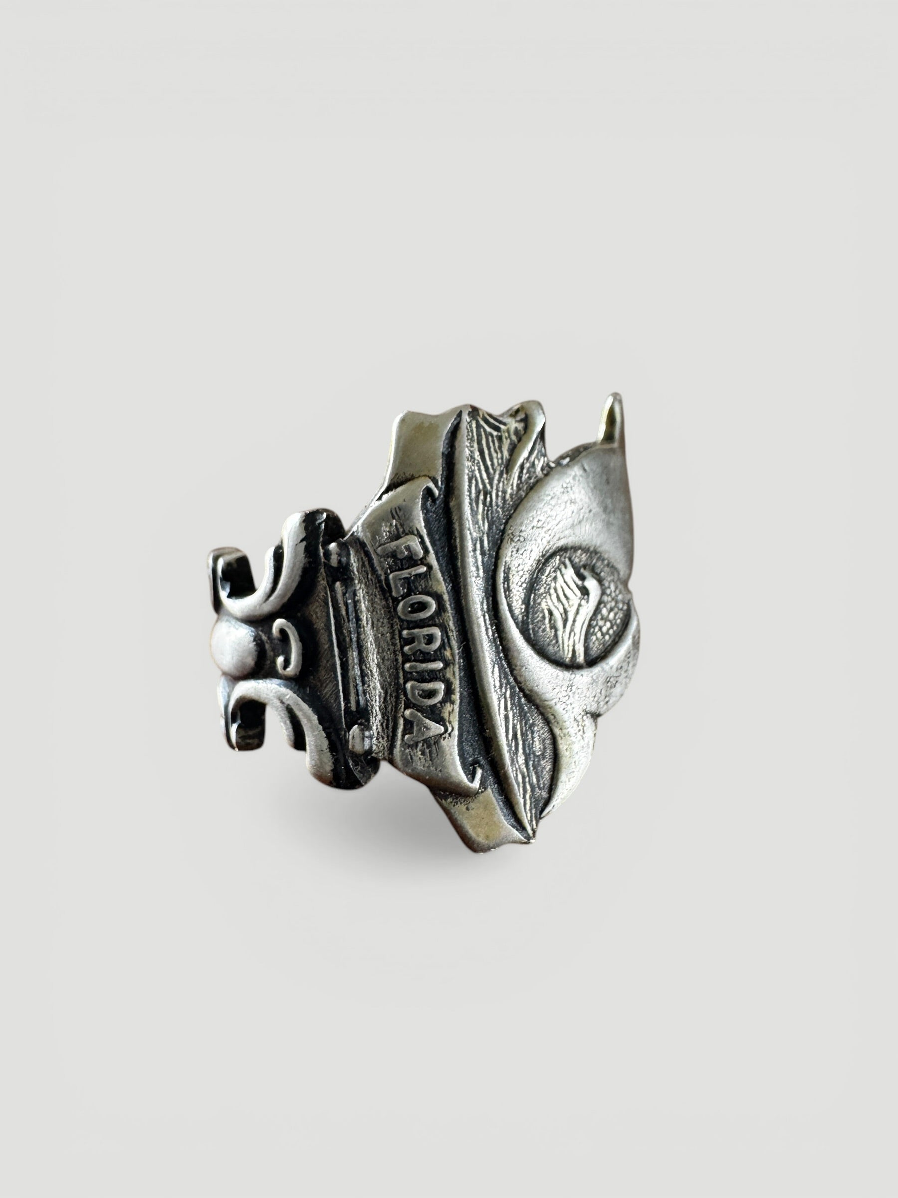 Handmade Florida Dolphin Spoon Ring