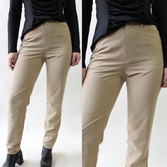 Y2K Issey Miyake Rayon Khaki Pant