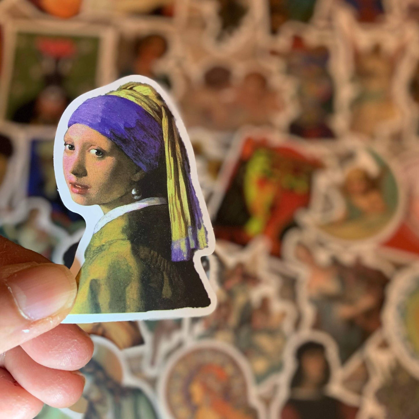 Random Art Sticker