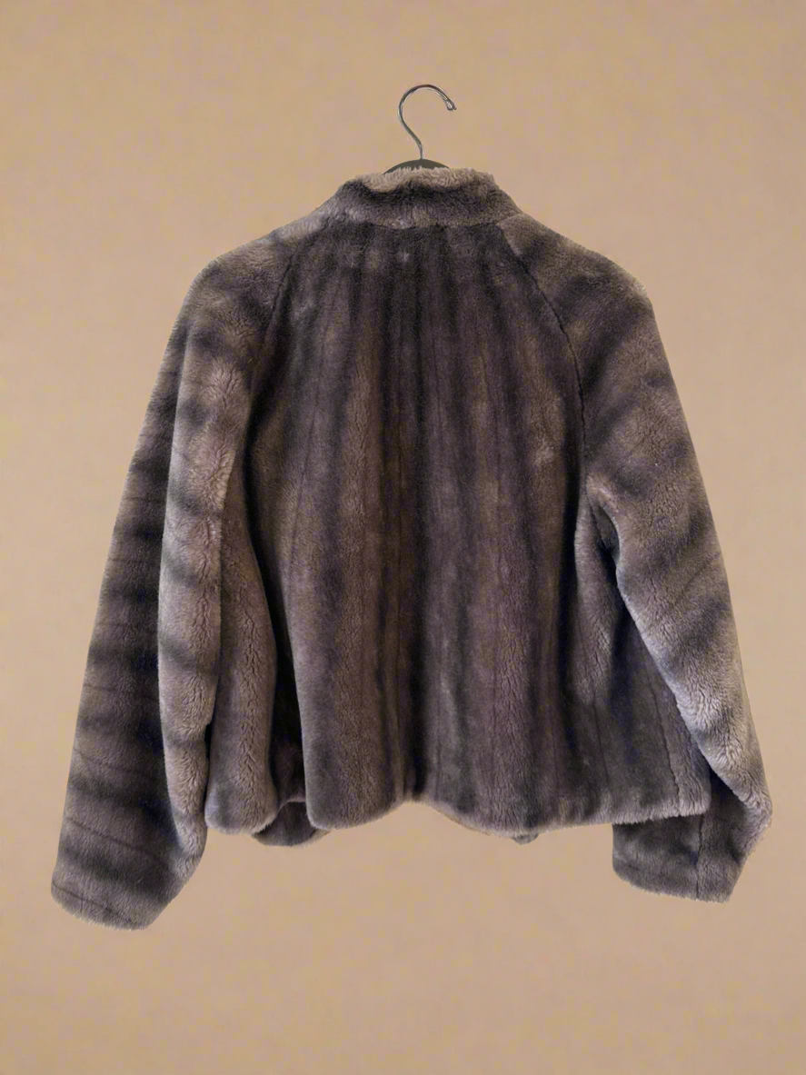 60s Faux Fur Sheared Mink Coat