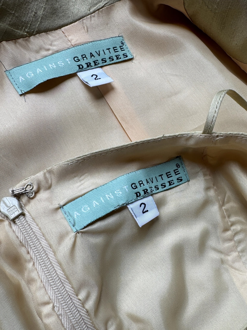 90s Silk Dress & Jacket Set