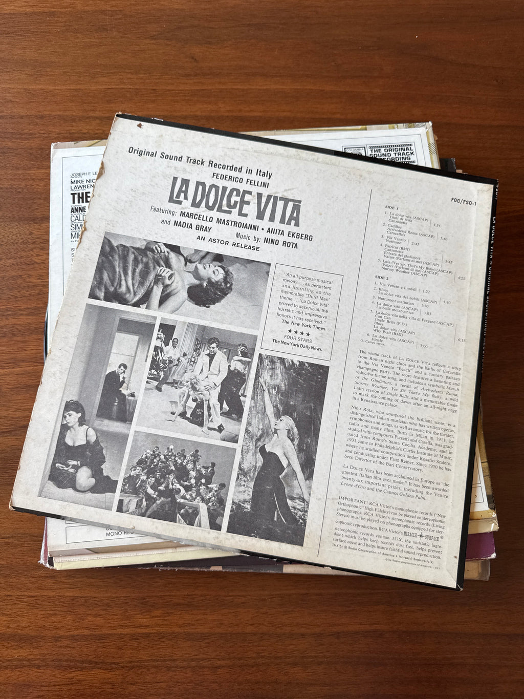 60s La Dolce Vita Record