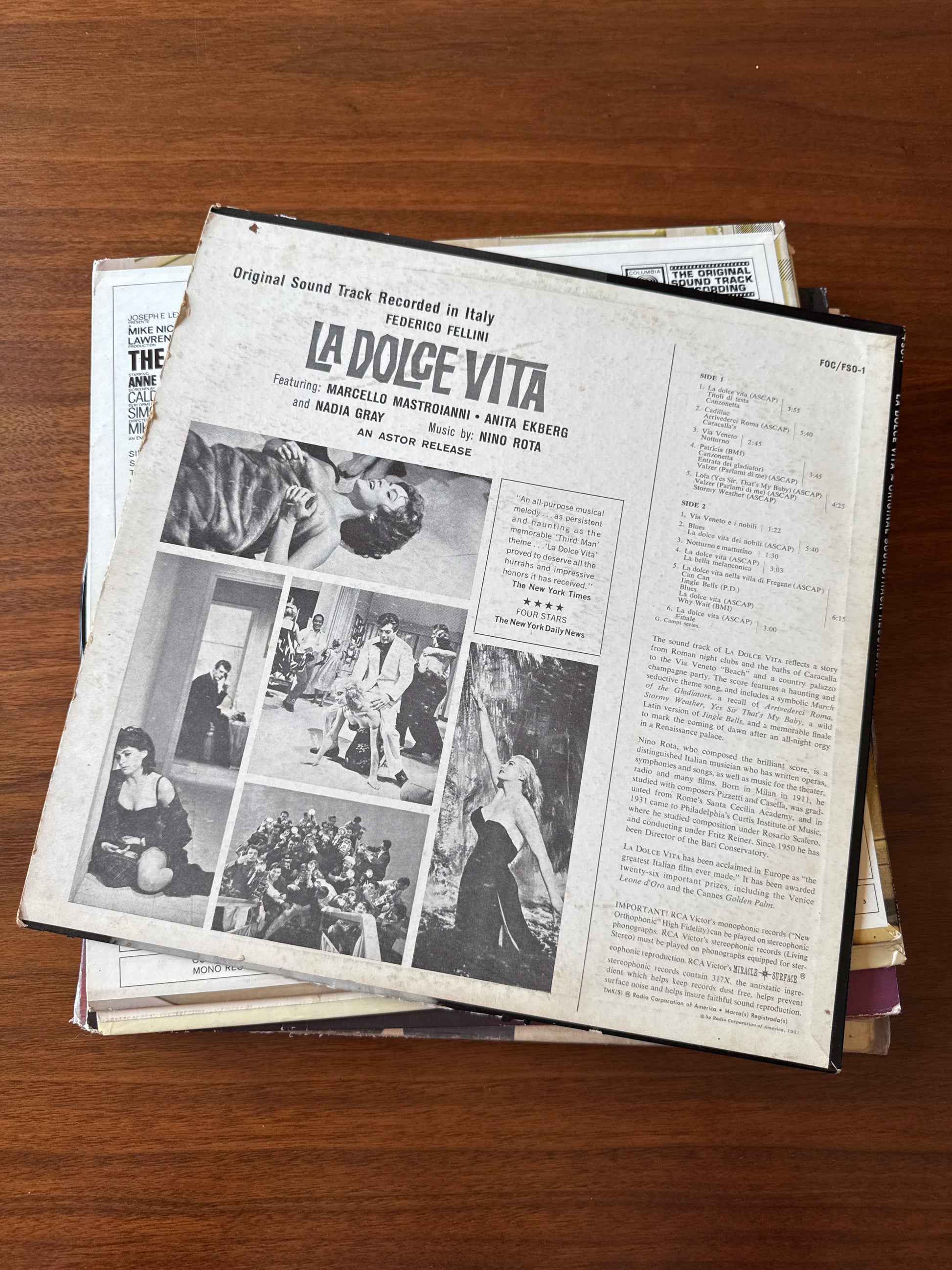 60s La Dolce Vita Record