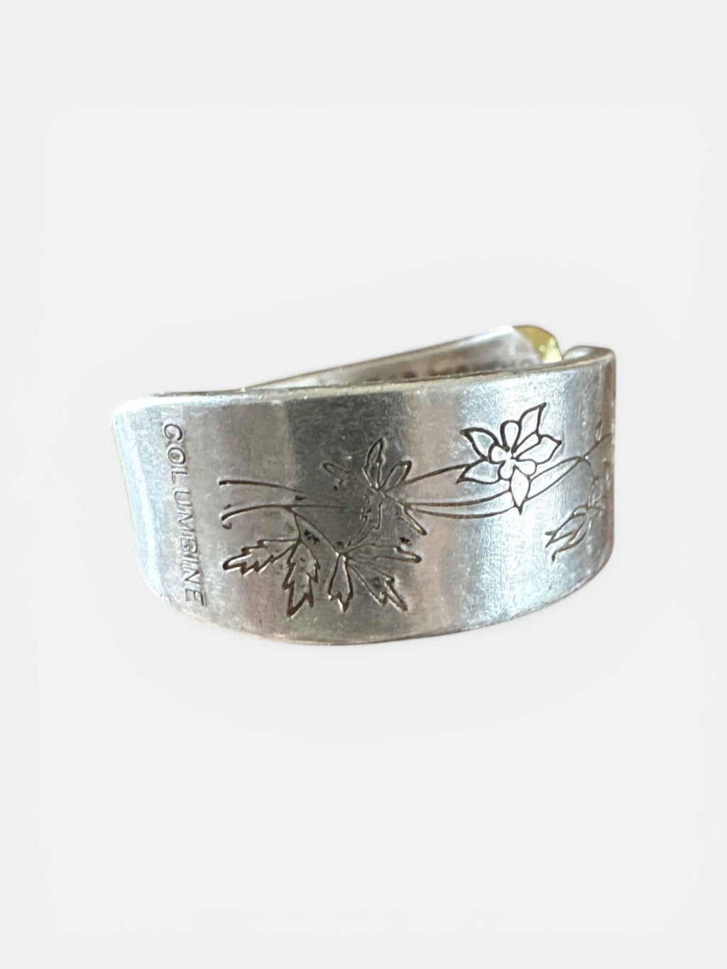Handmade Columbine Colorado Spoon Ring