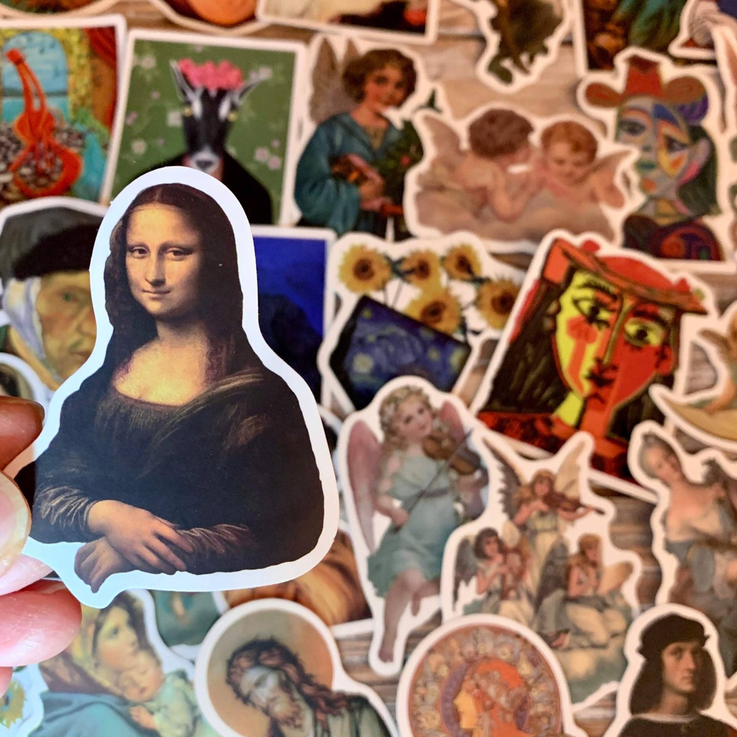Random Art Sticker