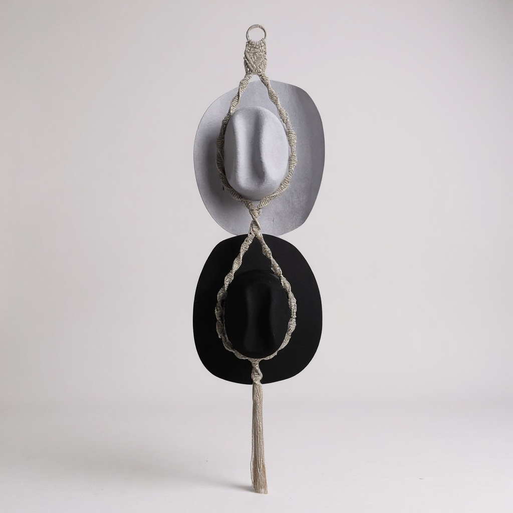 Handmade Macrame Hat Holder