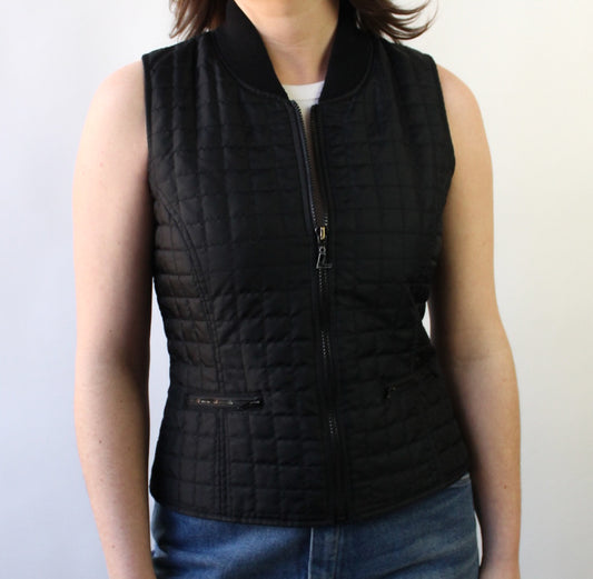 90s The Limited Snatched & Quilted Vest