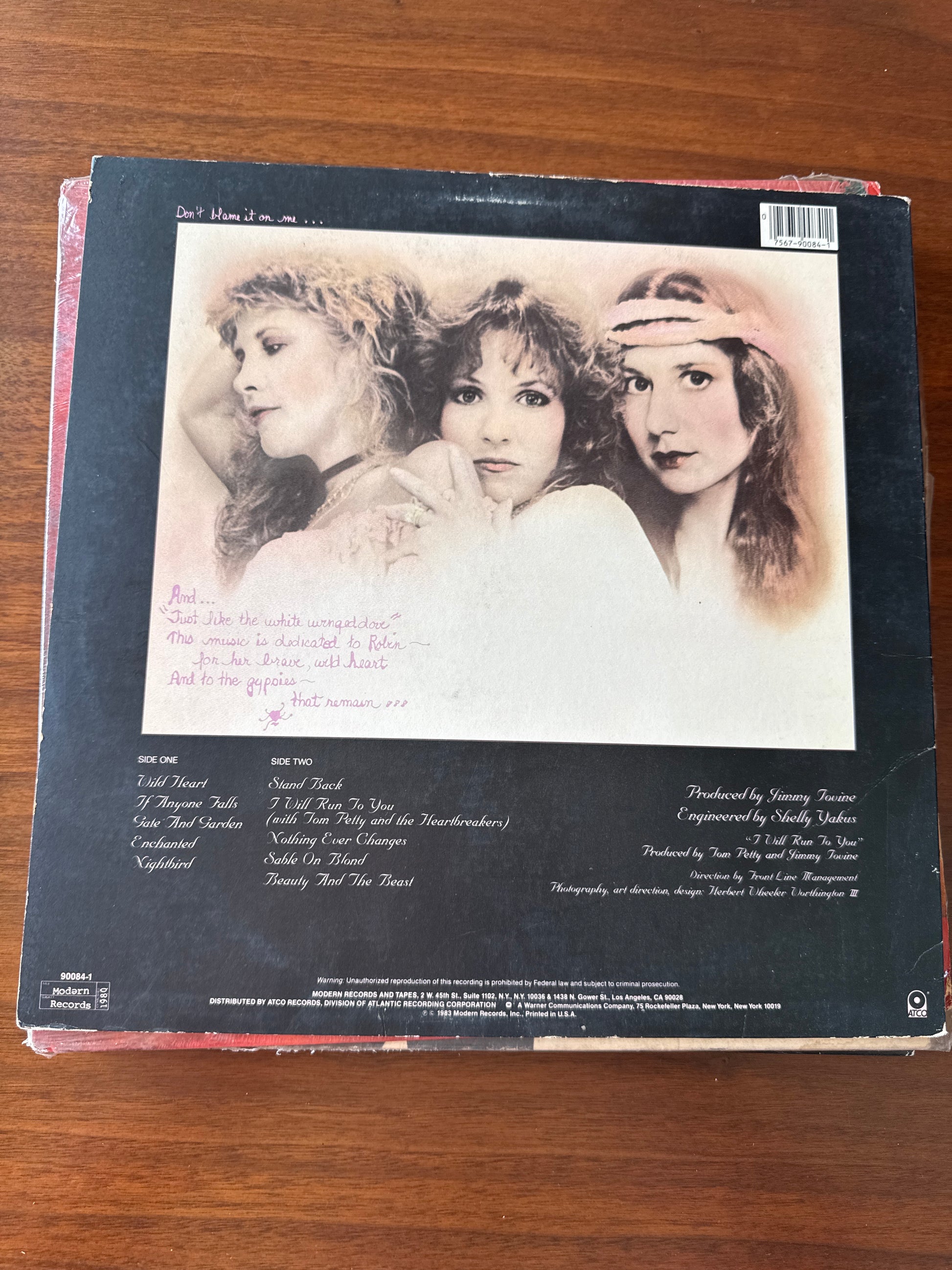 80s Stevie Nicks The Wild Heart Record