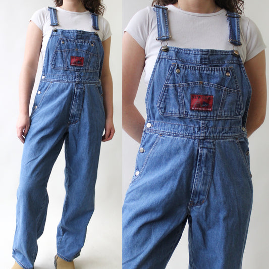 90s New Caro Denim Overalls