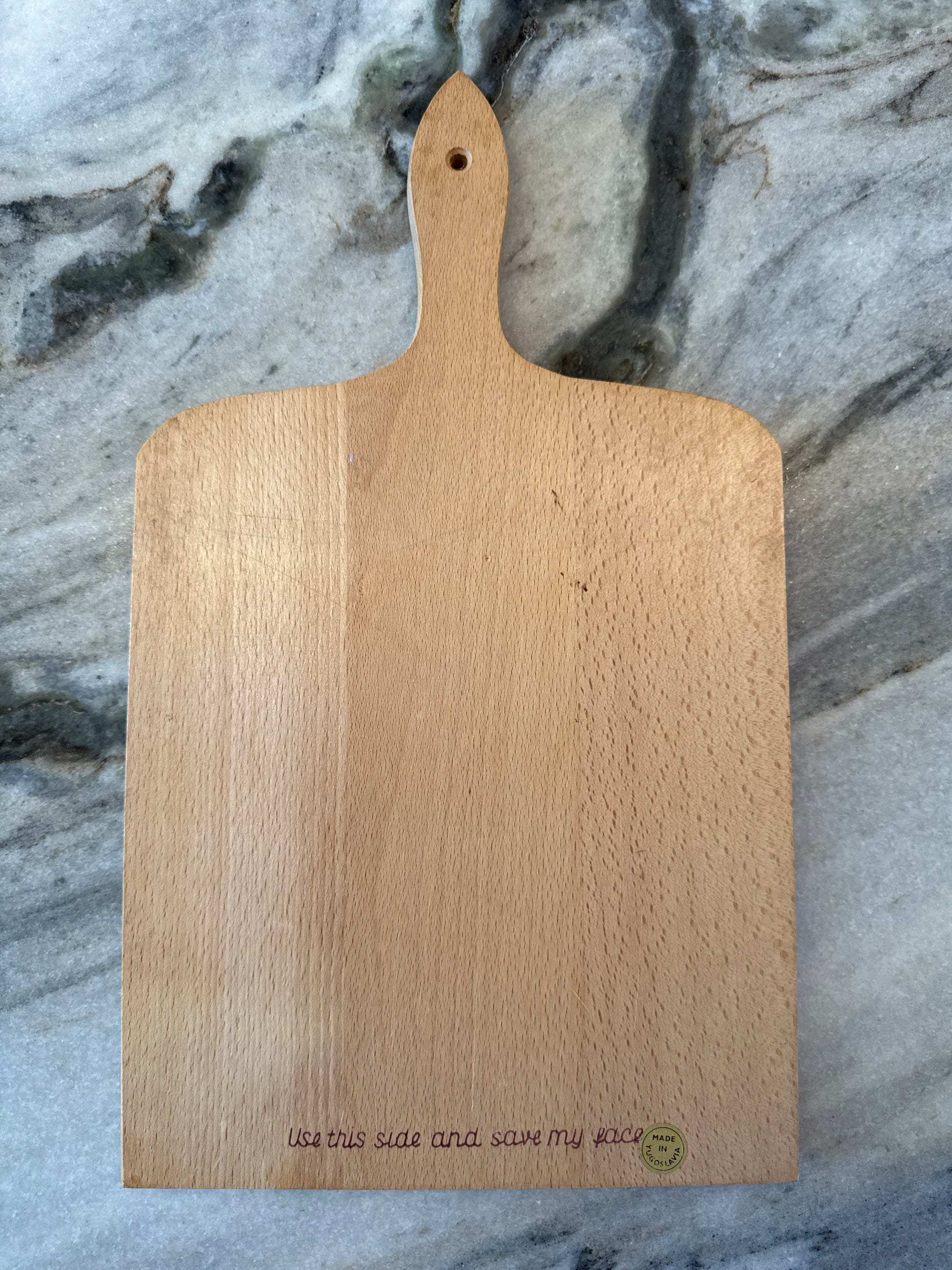 Vintage Plaid Fruits Cutting Board