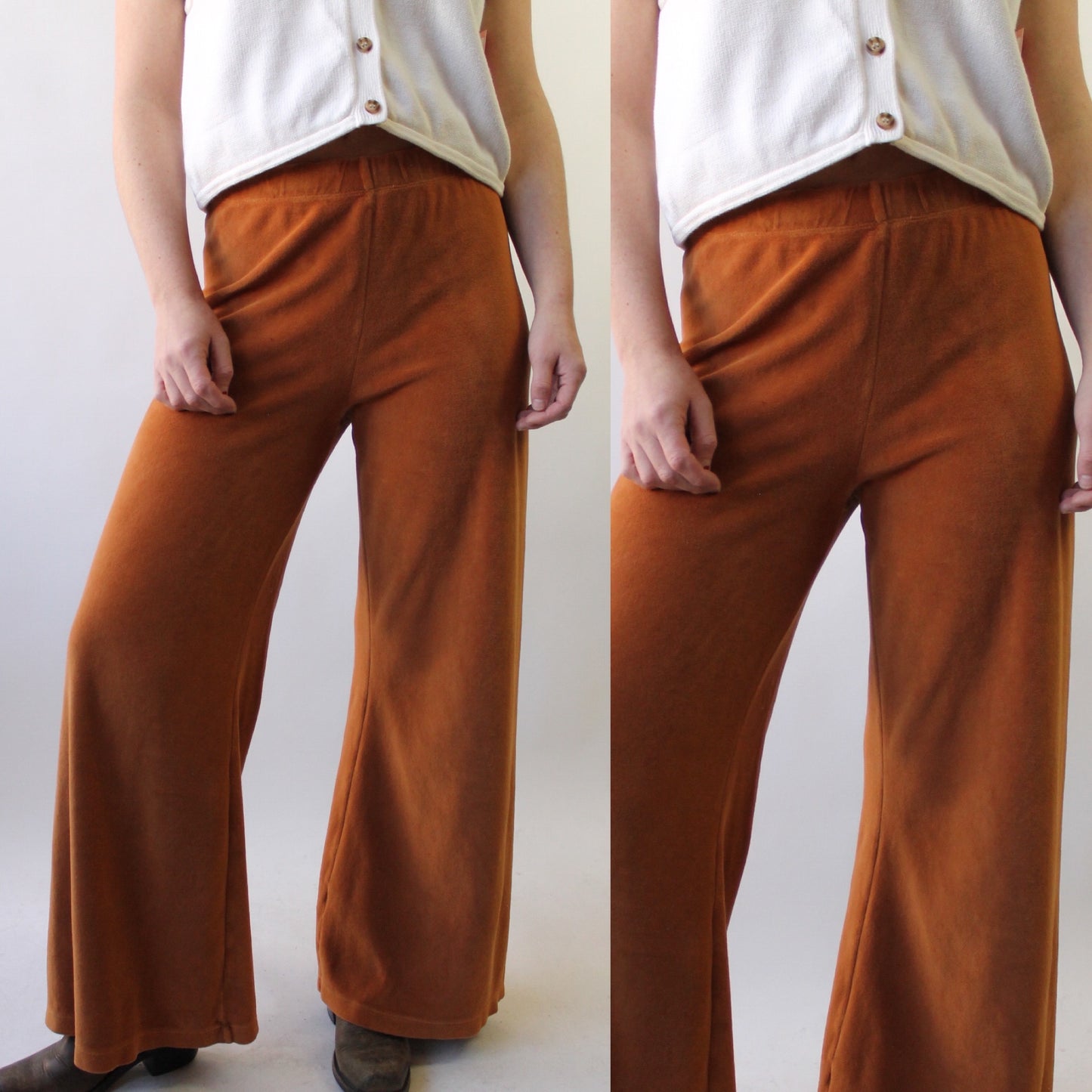 CRNT Suzie Kondi Zephyra Velour Pant in Saddle