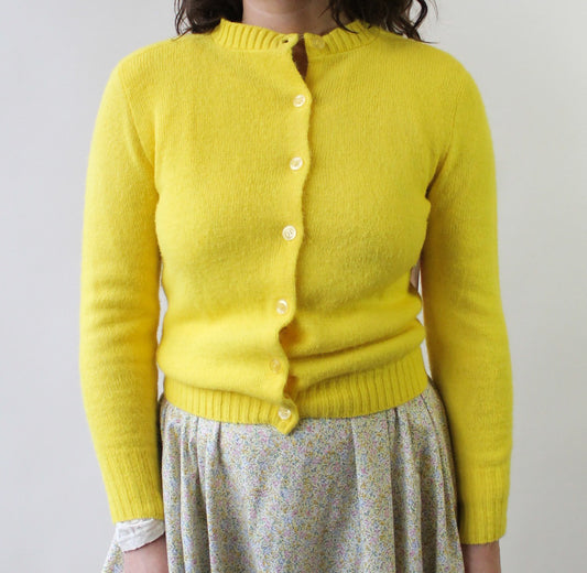60s Lemon Cardigan