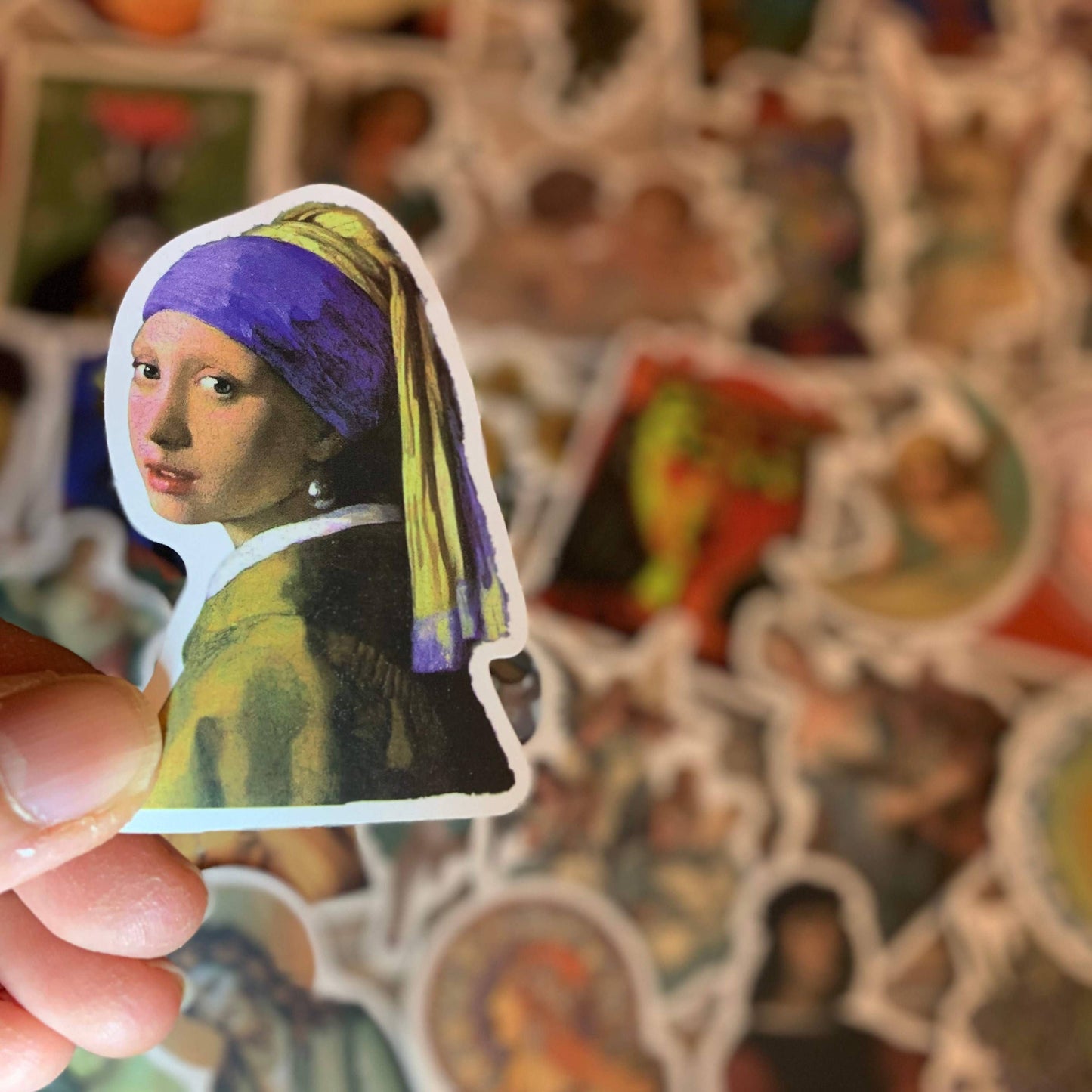Random Art Sticker