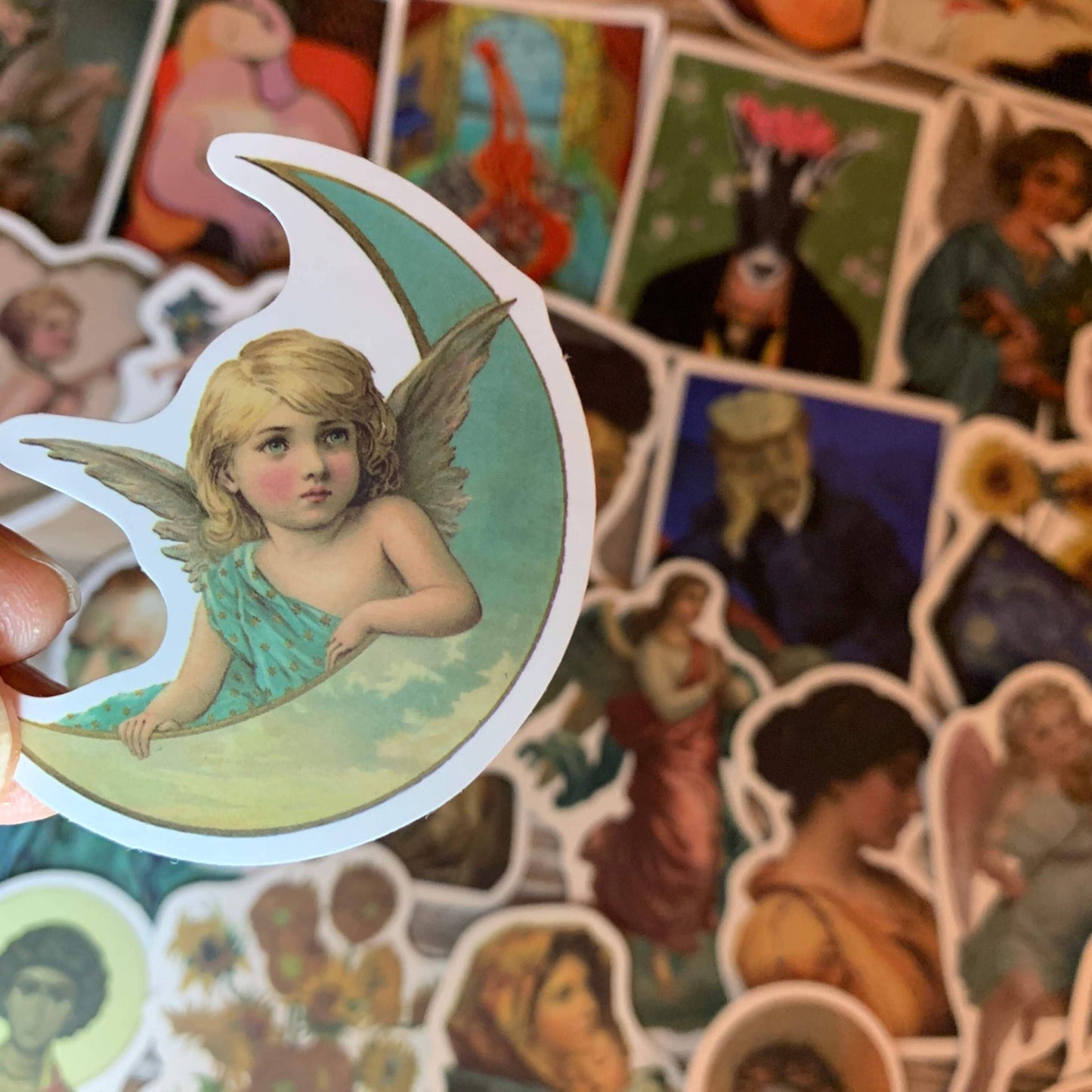 Random Art Sticker