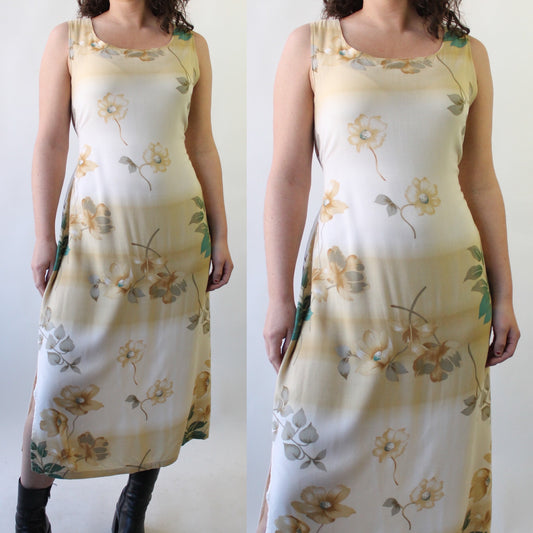 90s Light & Flowy Rayon Dress