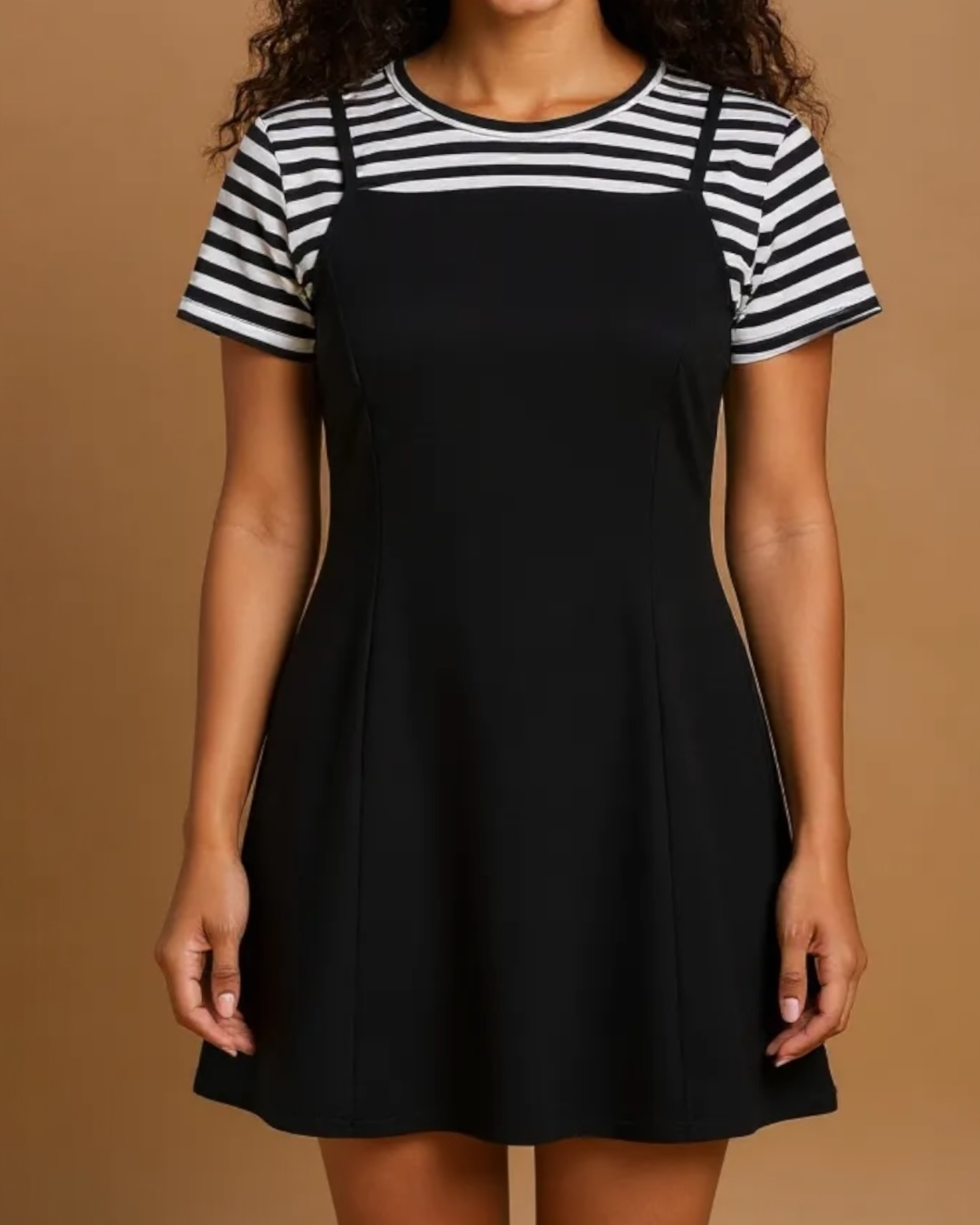 90s Jamie Brooks Layered Look Dress