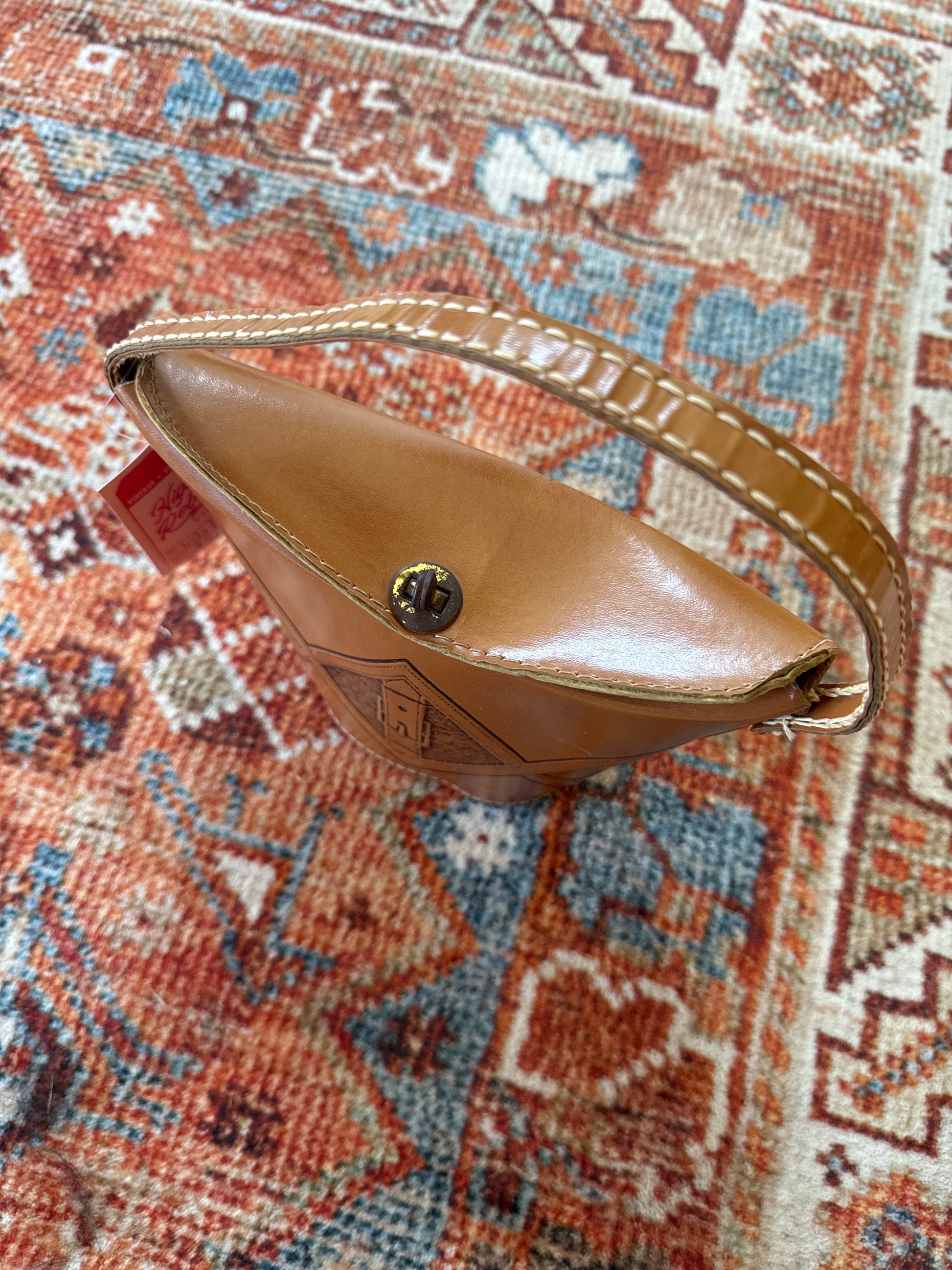 60s Engraved Belt Buckle Mini Bag