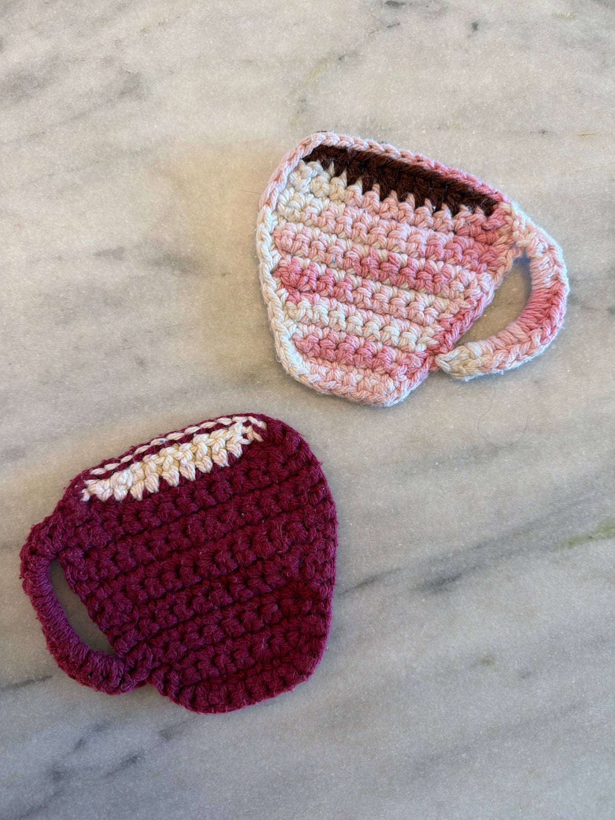 Vintage Crochet Mug Coasters