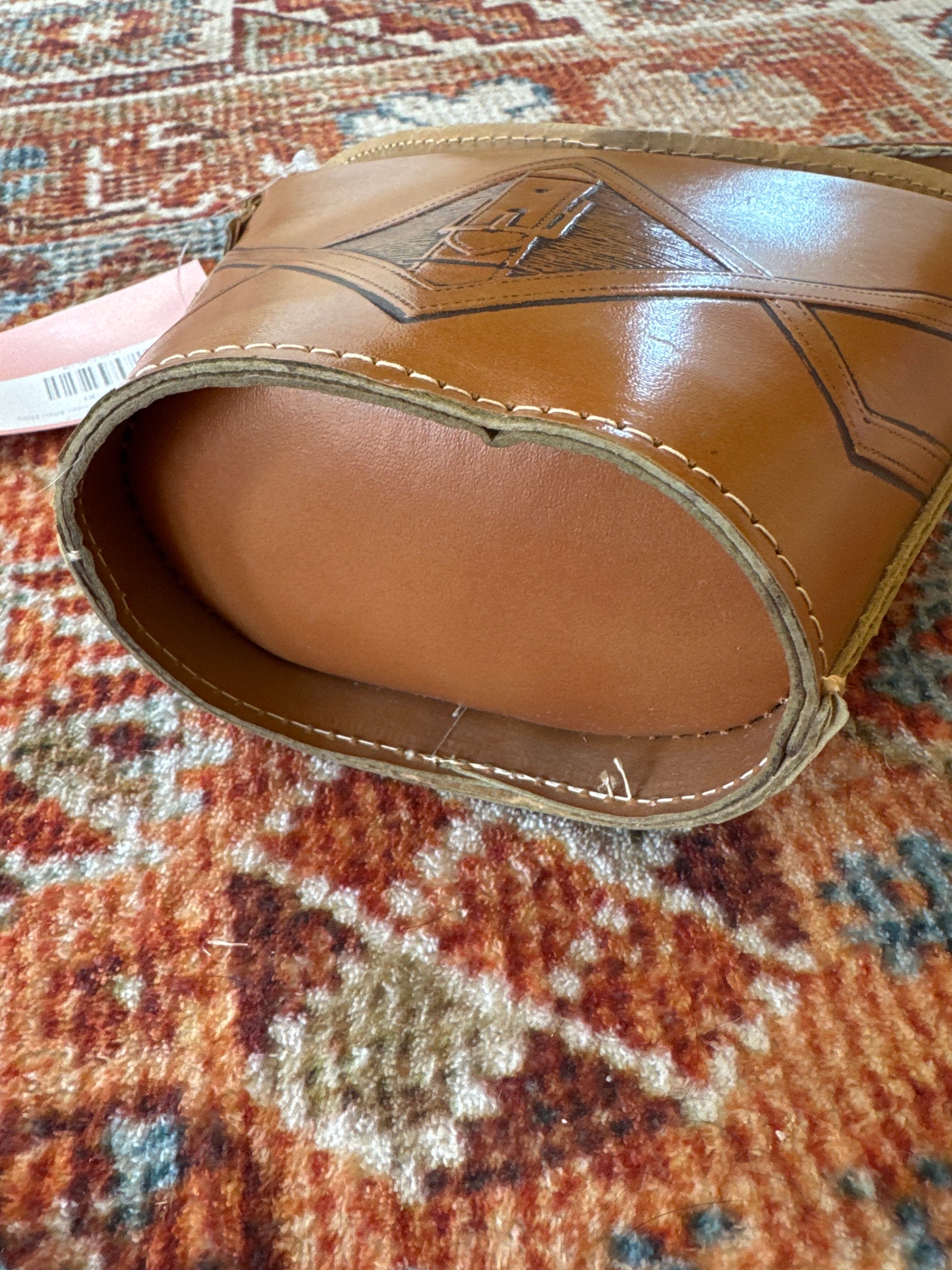 60s Engraved Belt Buckle Mini Bag