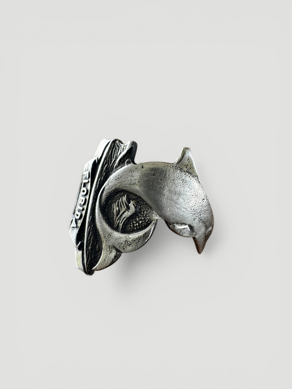 Handmade Florida Dolphin Spoon Ring
