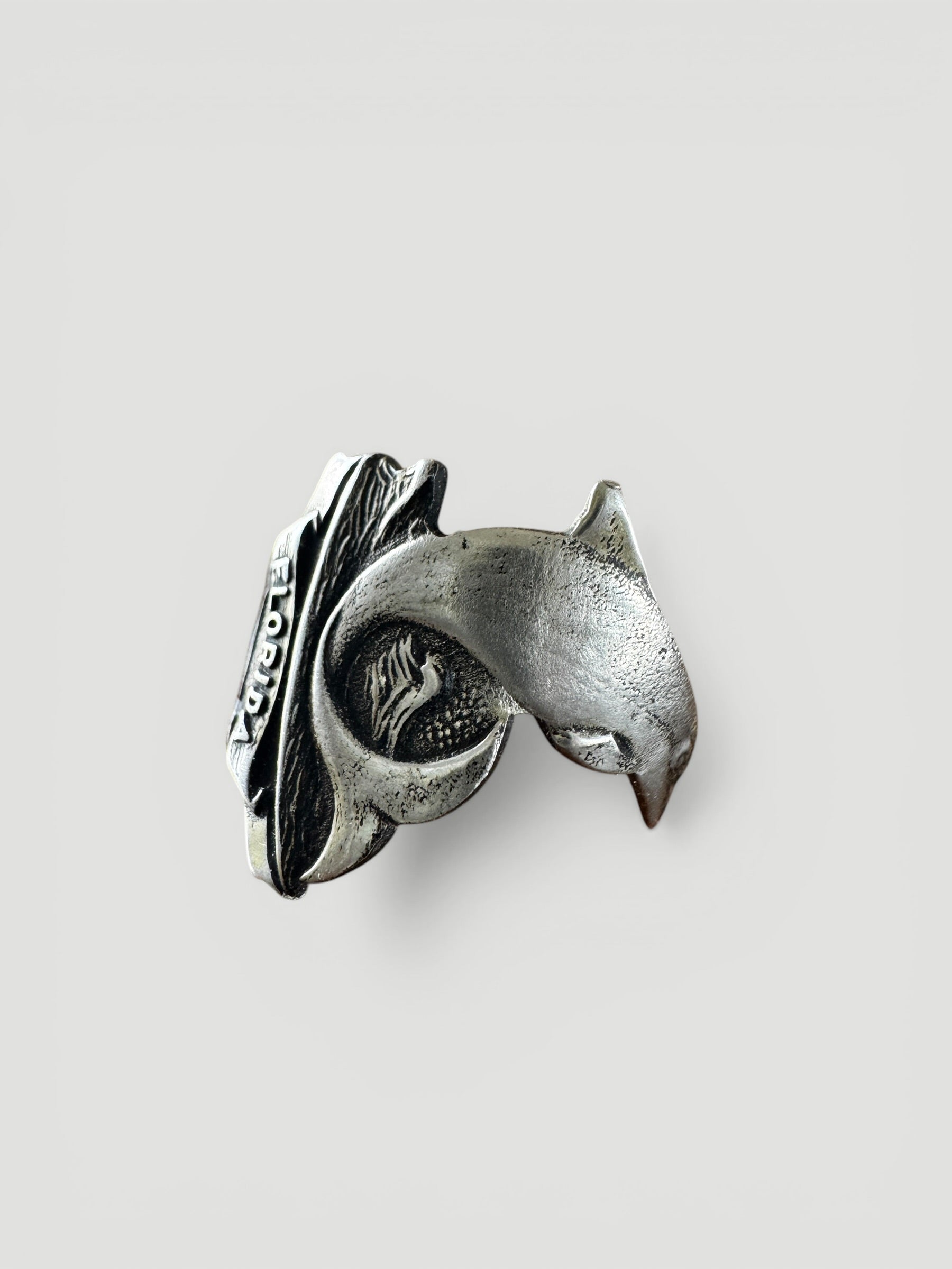 Handmade Florida Dolphin Spoon Ring
