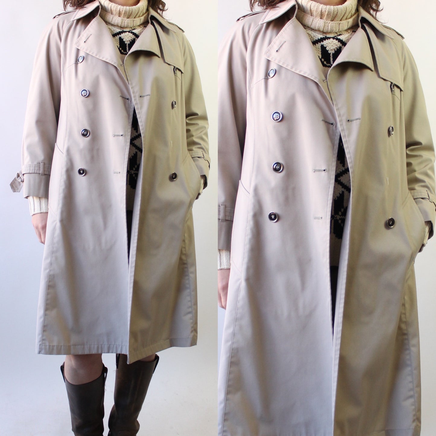 London Fog Khaki Trench Coat