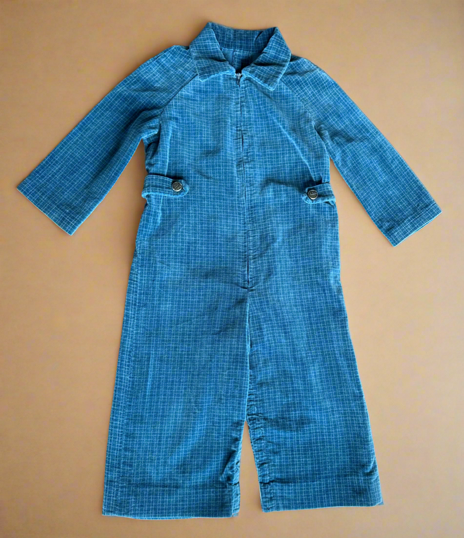Kids Velour Jumpsuit