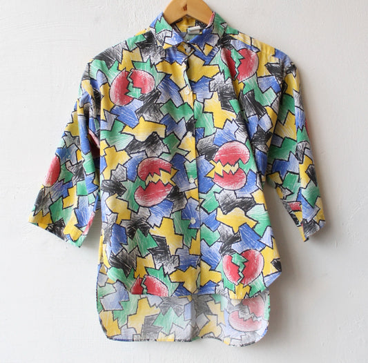 80s Heartbreak Quarter Sleeve Top