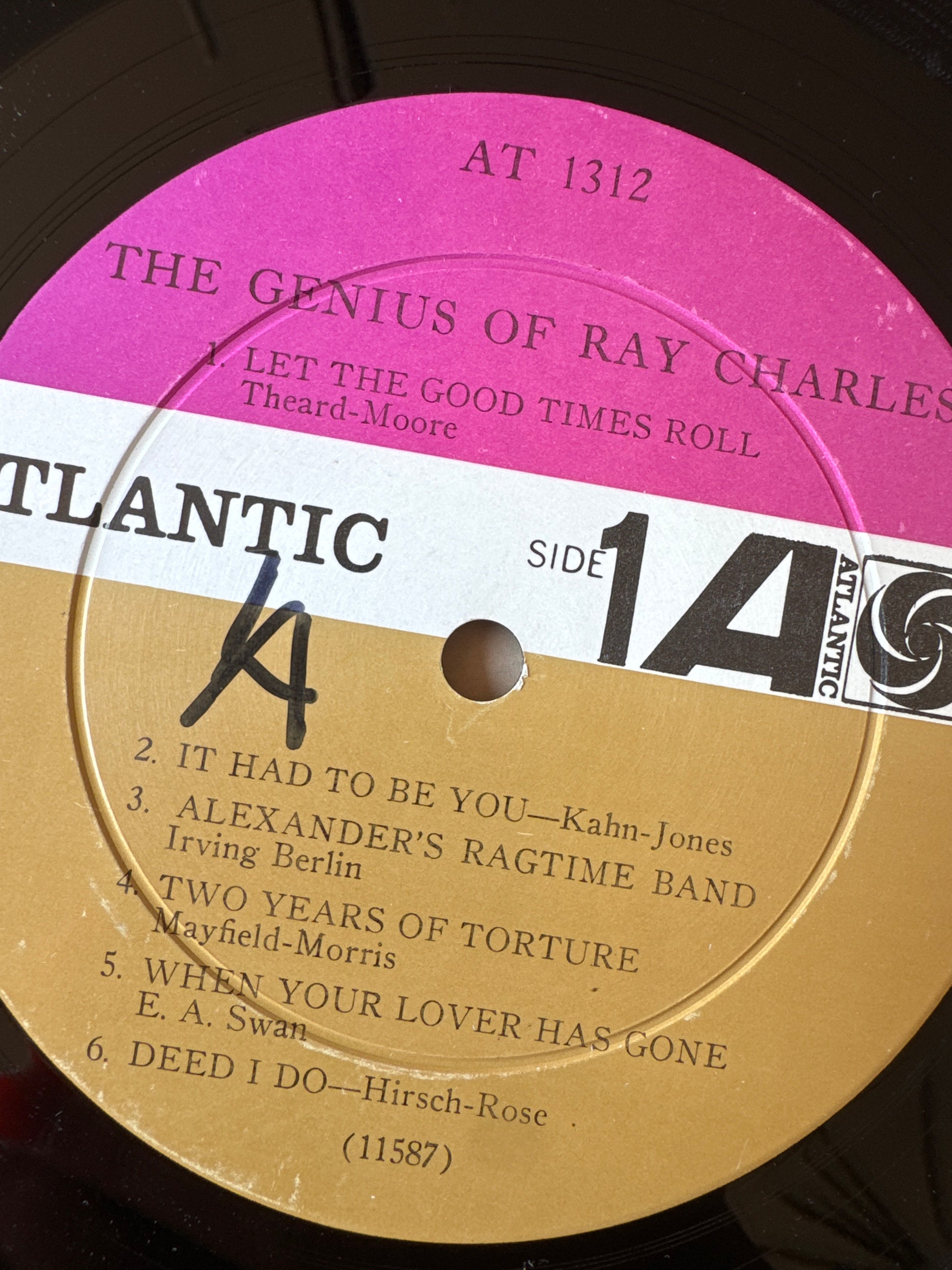 60s The Genius of Ray Charles Record