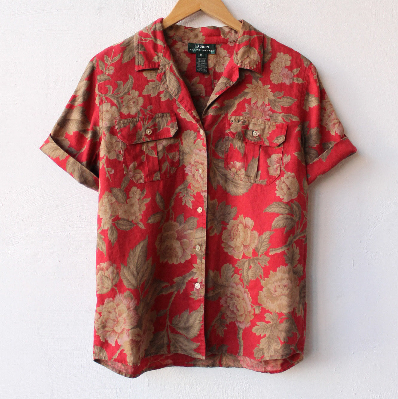 Y2K Lauren Raploh Lauren Linen Garden Top