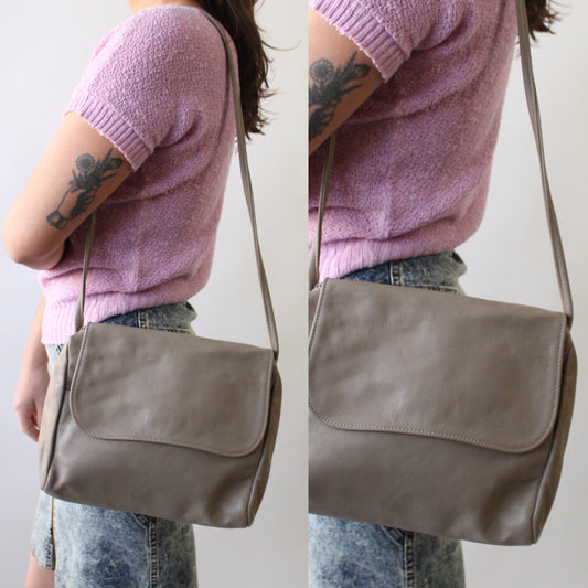 80s Nude Leather Bag