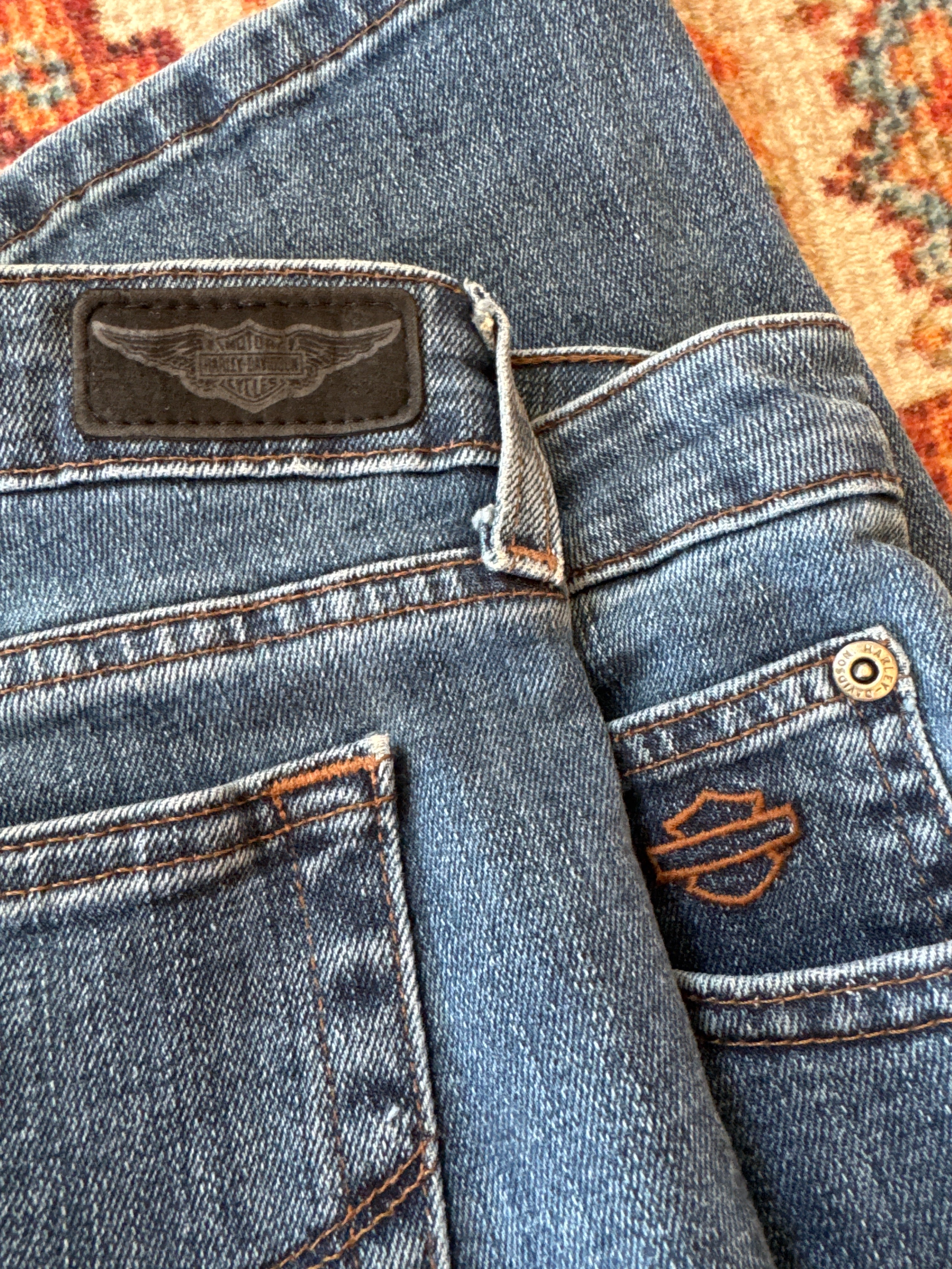 激レア！Harley-DavidsonG-jean 2002年Vintage新品 Y2K Harley Davidson Classic Jeans – Highway Robbery Vintage