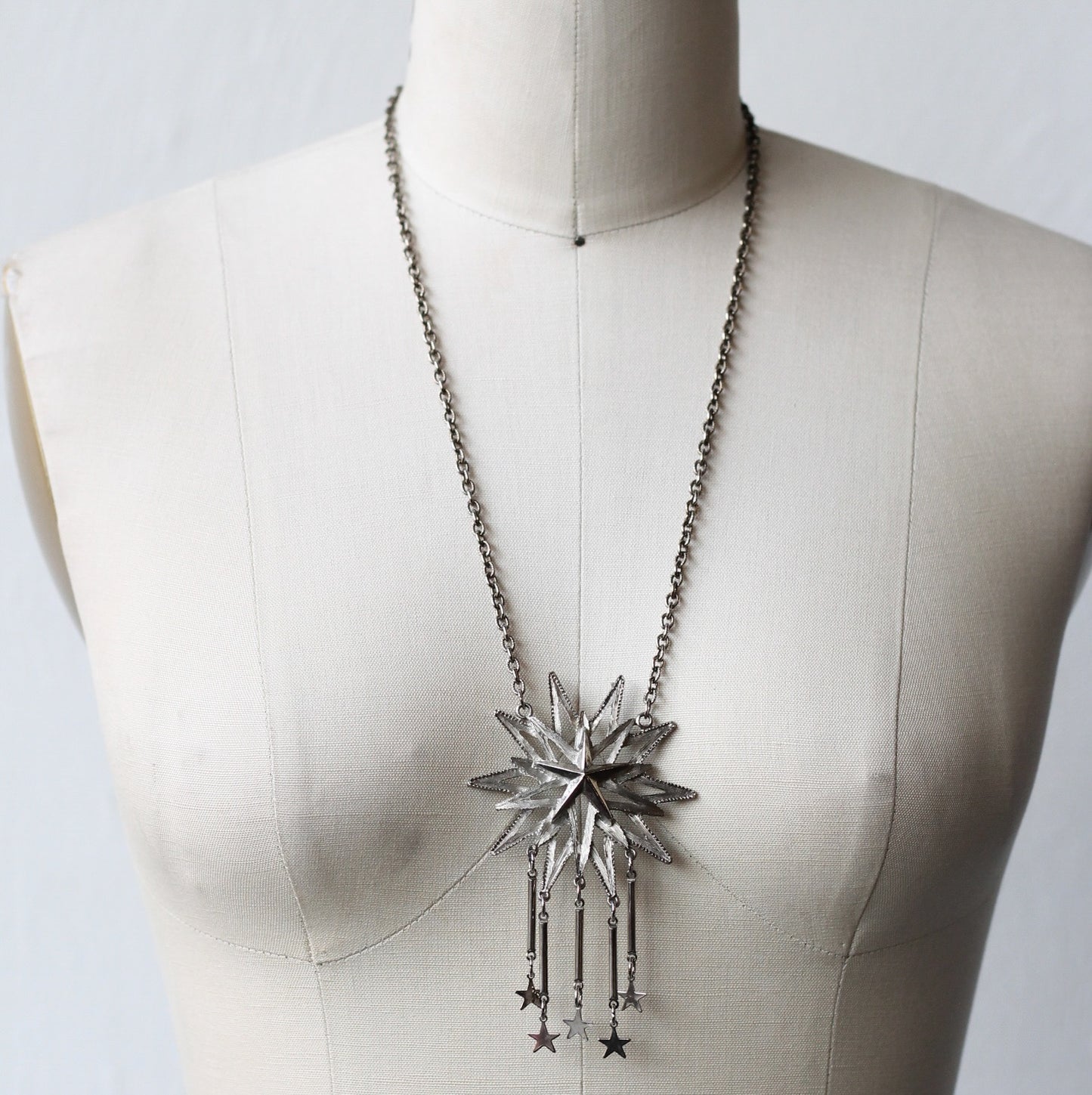 Star Necklace with Dangles