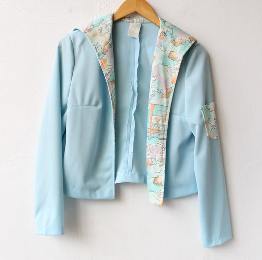 70s Deadstock Maps Poly Jacket