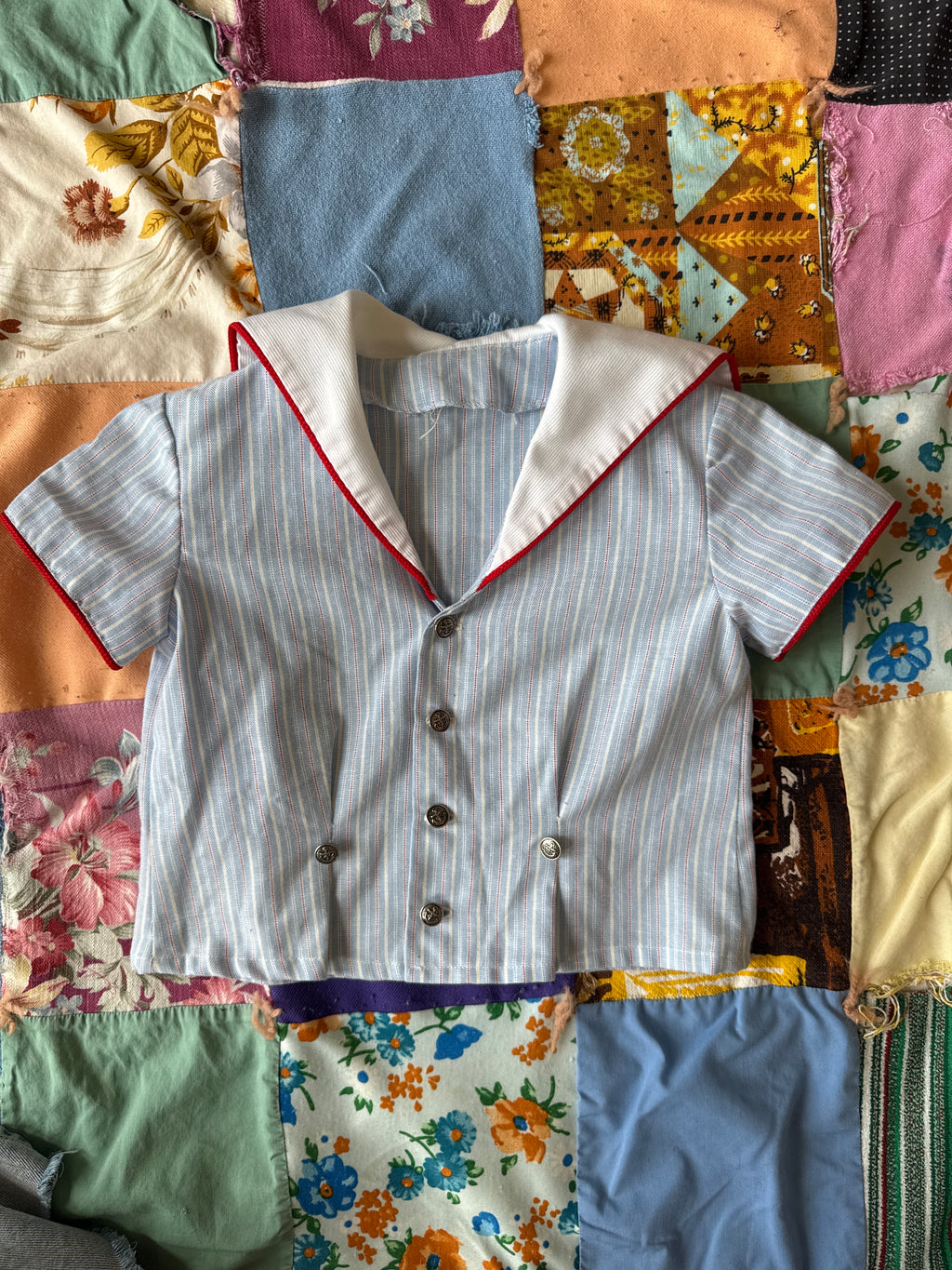 Kids Vintage Handmade Sailor Suit