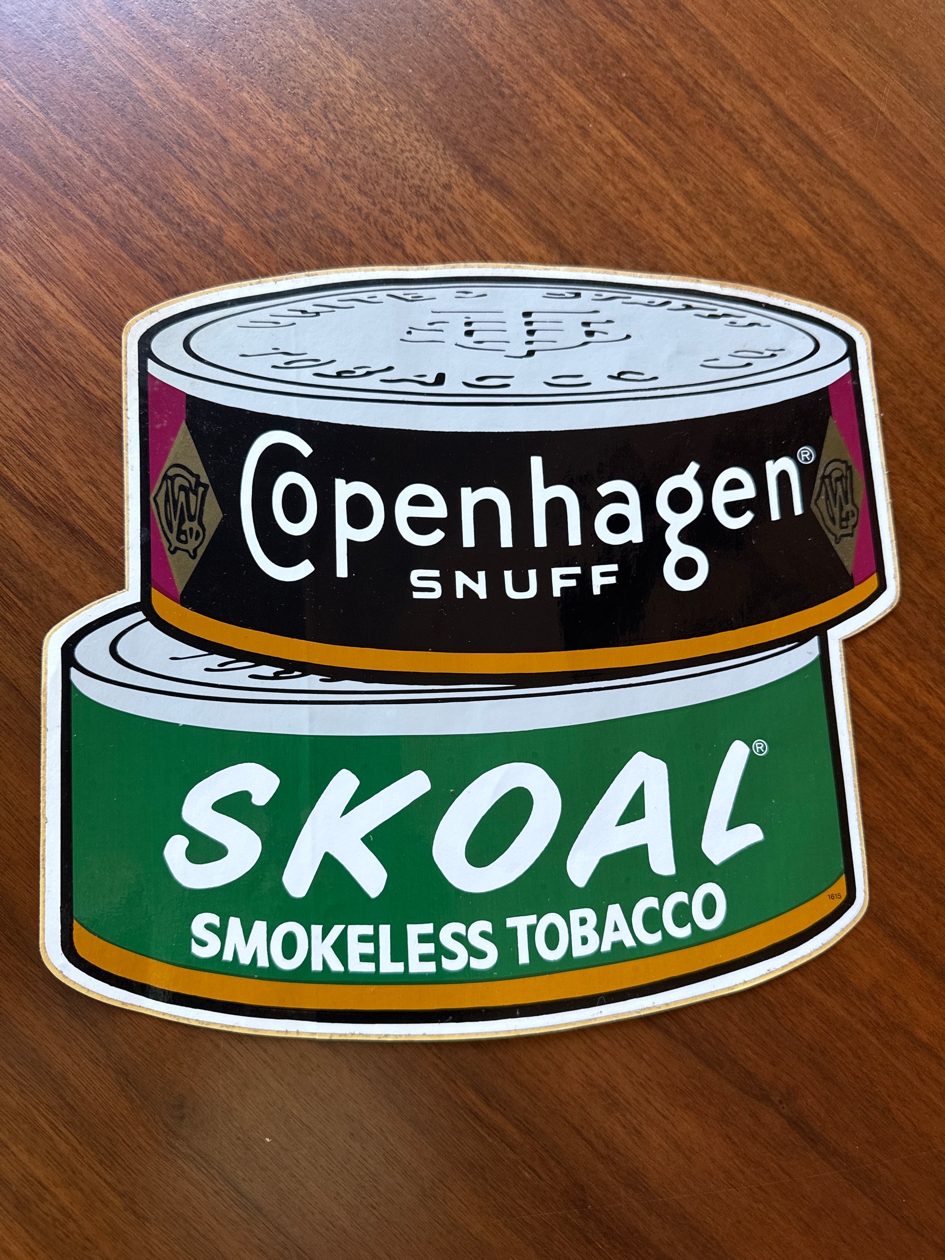 Vintage Oversized Snuff Cans Sticker