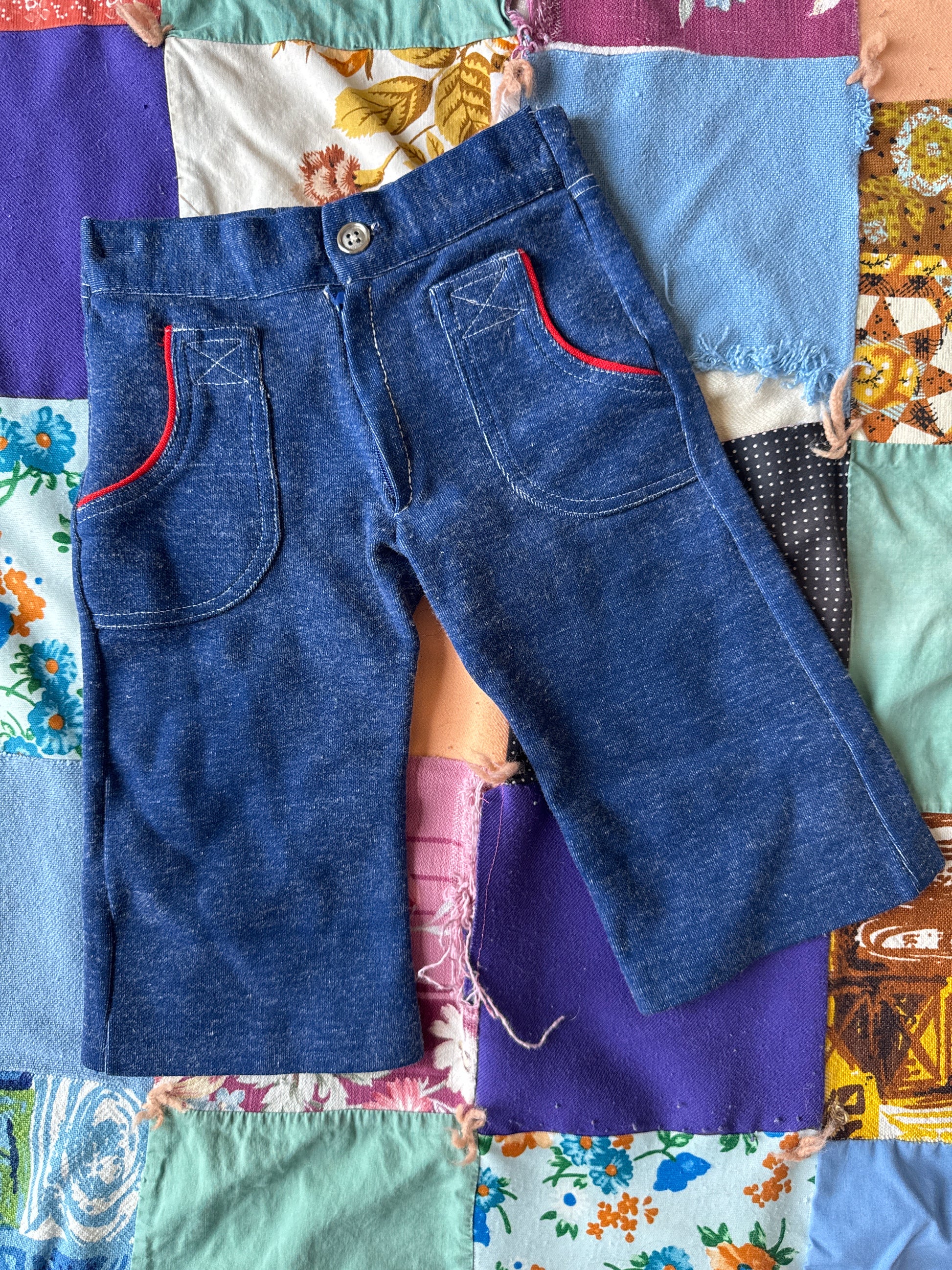 Kids 70s Jeans Look Stretch Pants