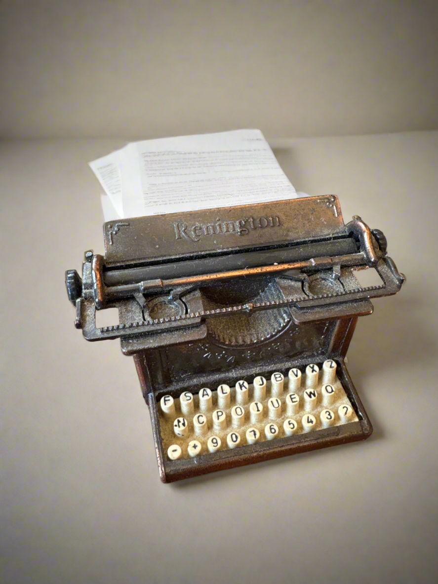 Vintage Mini Remington Typewriter Pencil Sharpener