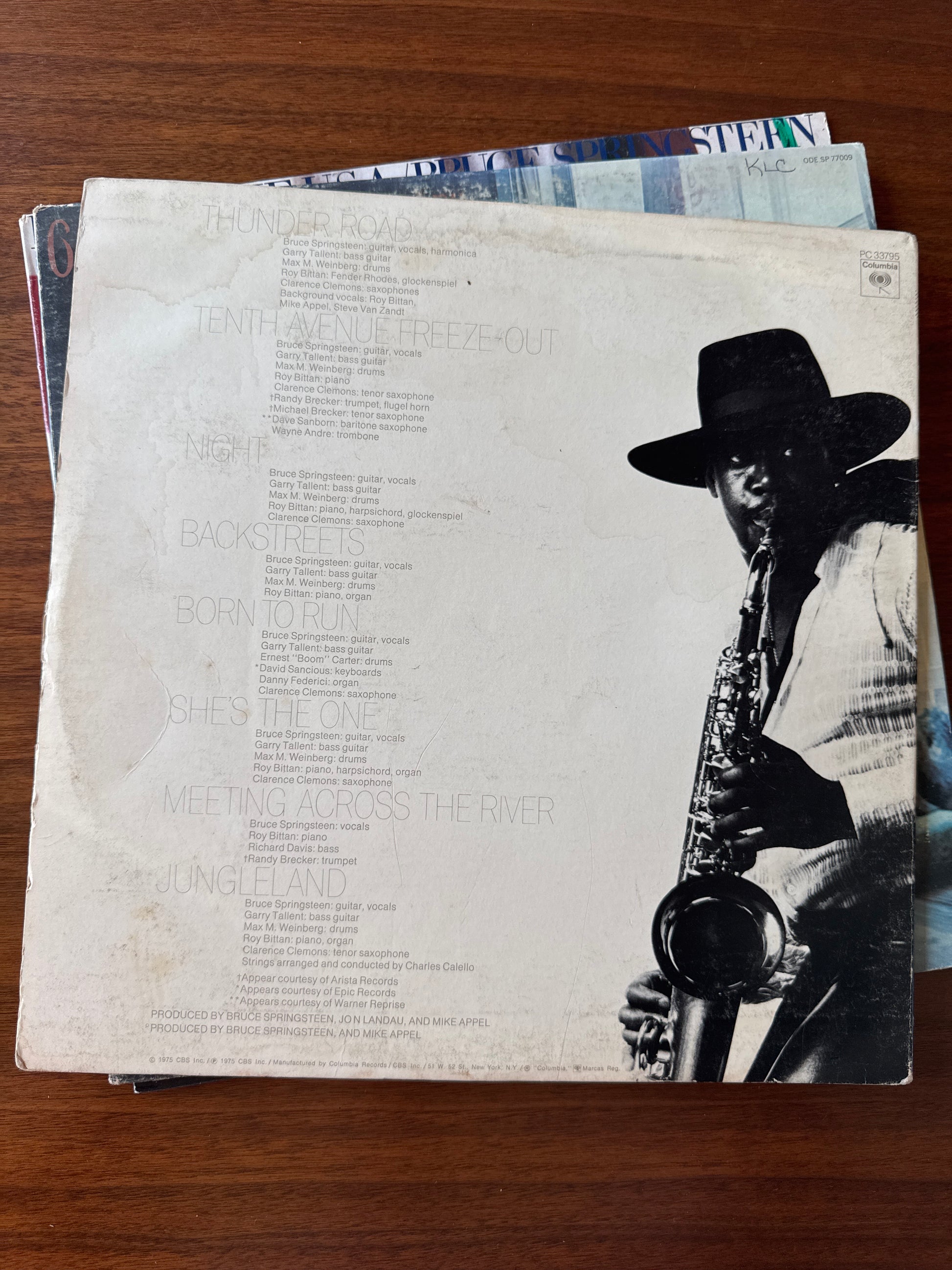 70s Bruce Springsteen Born To Run Record