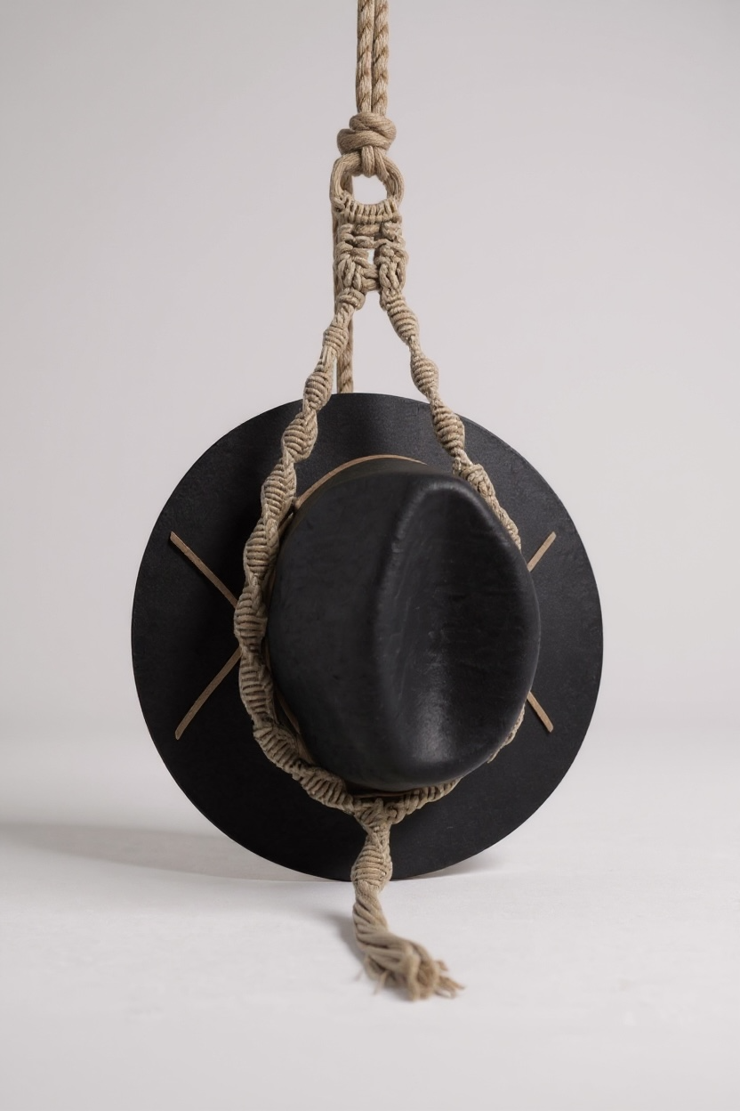 Handmade Macrame Hat Holder