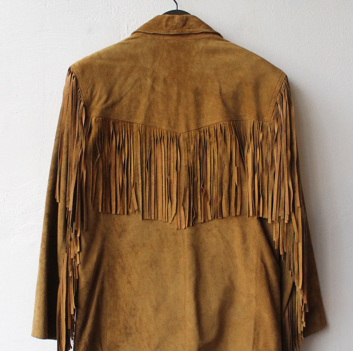 90s Classic Western Suede Fringe Jacket