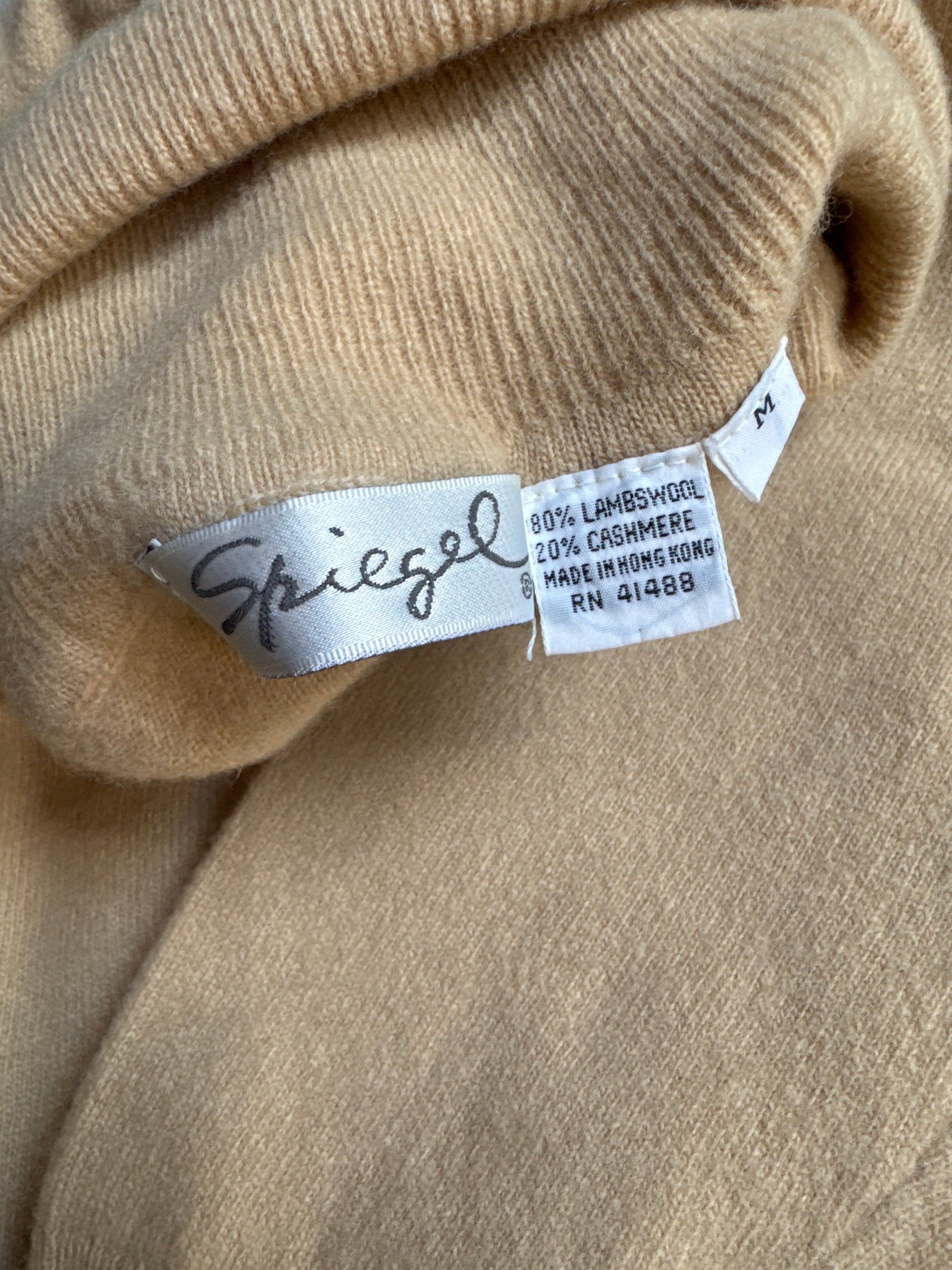 90s Spiegel Cashmere Blend Turtleneck