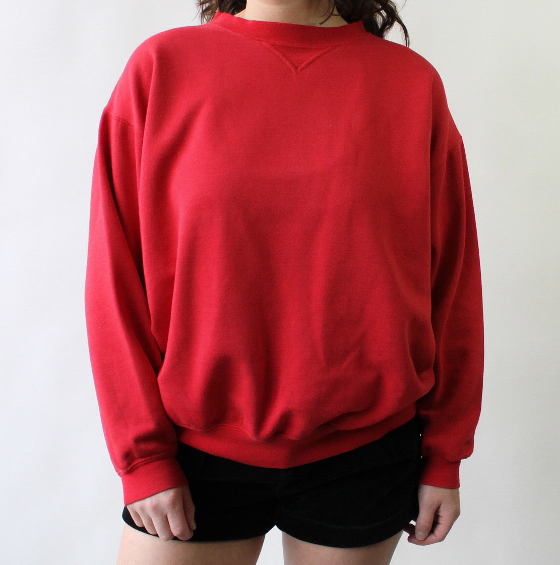 90s SJB Red Black Sweatshirt